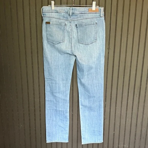 PARKER SMITH Light Blue Straight Leg Jeans - Picture 2 of 3